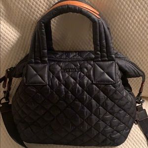 MZ Wallace Small Sutton black quilted crossbody